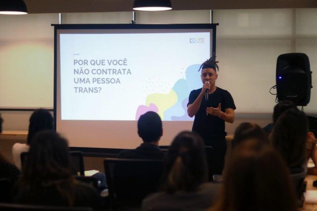 Figura 1. Foto do evento “A importância da diversidade no ambiente de trabalho” no Mining Hub em 2019.