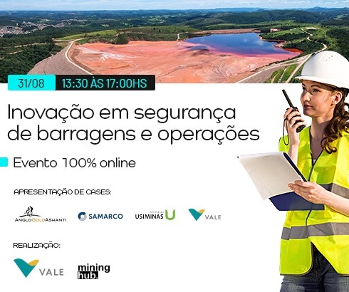 Inovação em segurança de barragens e operações.